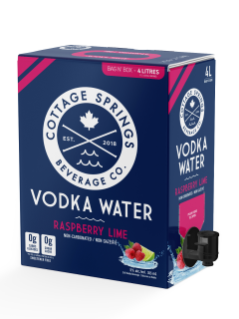 Cottage Springs Raspberry Lime Vodka Water Box
