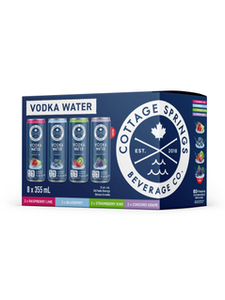 Cottage Springs Vodka Water Mixed 8 Pack