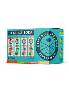 Cottage Springs Tequila Soda Mixed 8 Pack