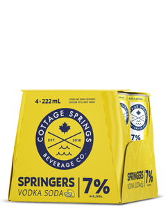 Cottage Springs Lemon Vodka Soda Springers